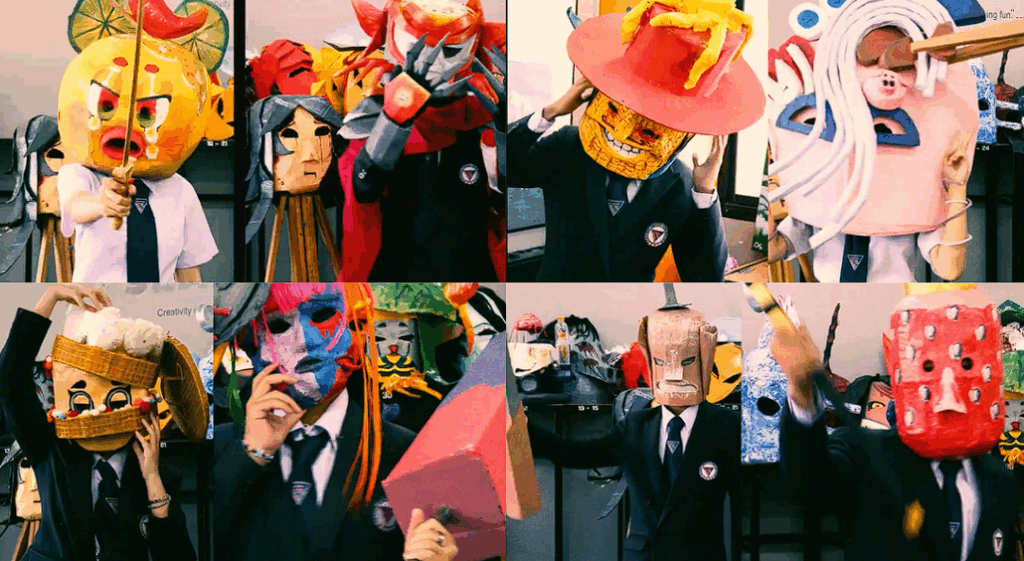 ผลงานการออกแบบหน้ากาก ระดับ ปวช.1 สาขาดิจิทัลกราฟิก 🦐ธีมงาน “The Mask Street Food 2025“🎮กิจกรรม DG Multimedia & Game show 2025 วันศุกร์ที่ 14 กุมภาพันธ์ 2568🎨วิชาความคิดสร้างสรรค์ทางศิลปะ สอนโดย อ.พิชานนท์อาพร